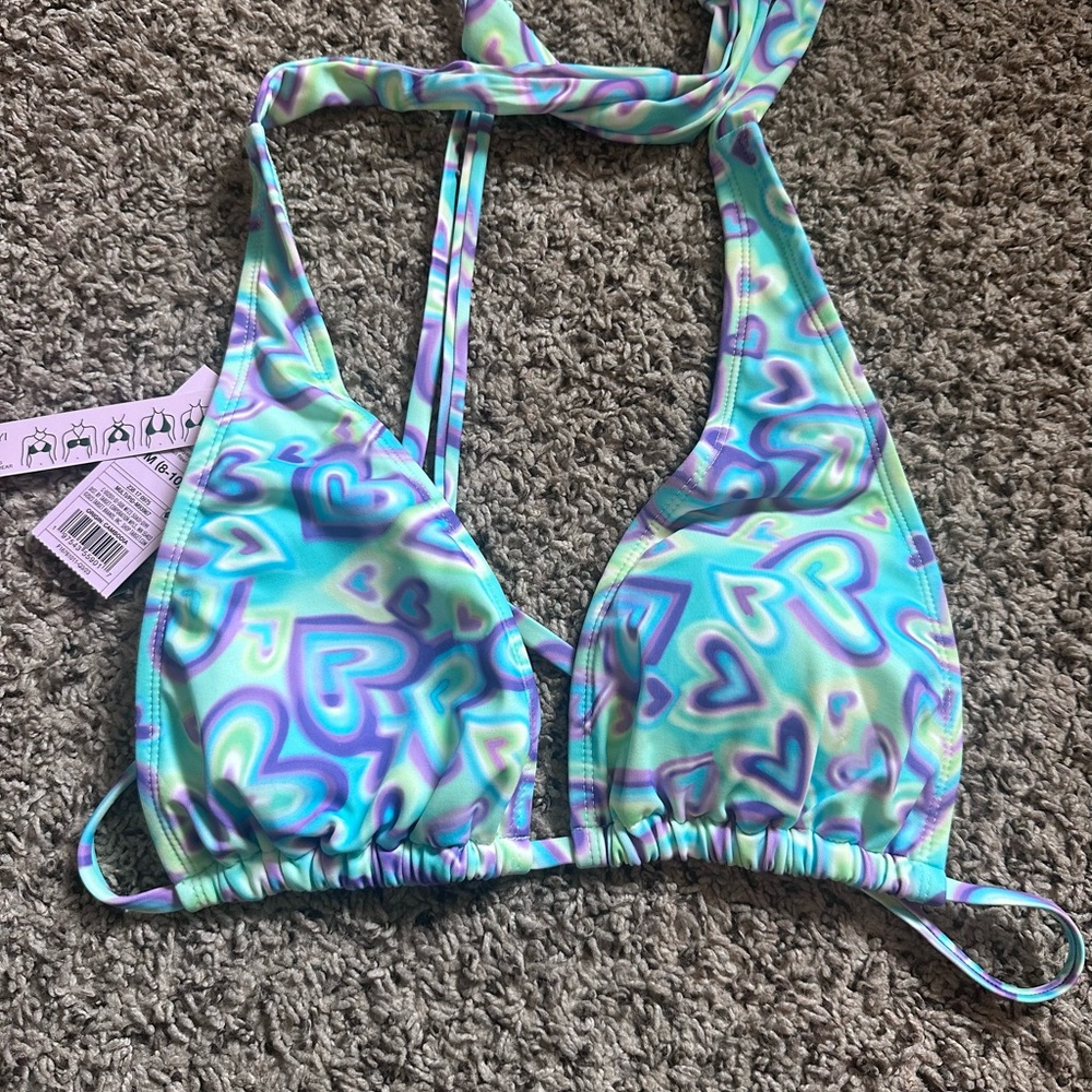 Target Multicolor Patterned Bikini Top - Picture 2 of 3